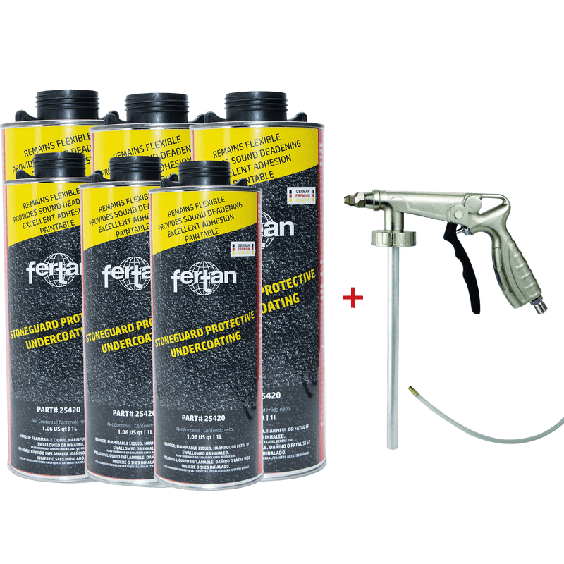 Fertan Stoneguard Protective Undercoating Set - Black