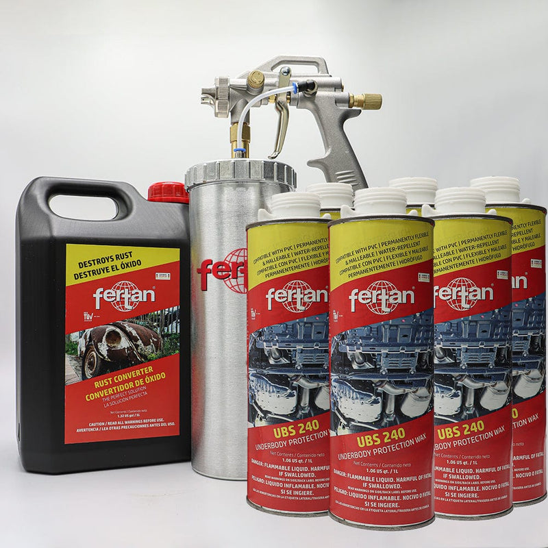 Fertan Underbody Restoration Kit - Professional - Wax Based (Beige)