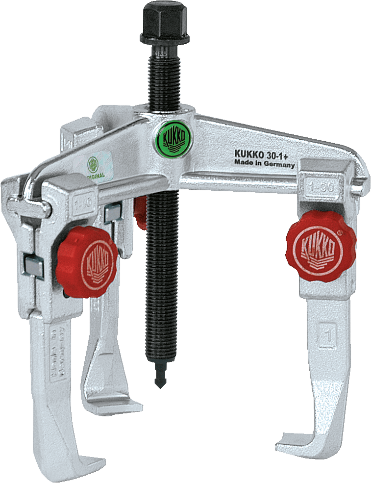 KUKKO 30-10+ UNIVERSAL 3-JAW EXTERNAL AND INTERNAL PULLER - 1 1/16 - 3 1/2 INCH (27 - 90 MM)