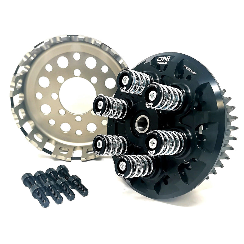 Oni Tools-ONI263M-Dry Clutch Pressure Plate | Springs Cap Bolts Kit | Basket Corse-style & Center Hub Boss for Ducati Monster Multistrada Streetfighter SuperSport ST2 ST4 Superbike SuperSport