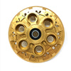 Oni Tools-ONI327M-GD-Ducati Billet Aluminum Dry Clutch Pressure Plate 194.2.001.1B 19420011B 19420151A Alternative With Teeth