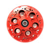 Oni Tools-ONI327M-RD-Ducati Billet Aluminum Dry Clutch Pressure Plate 194.2.001.1B 19420011B 19420151A Alternative With Teeth